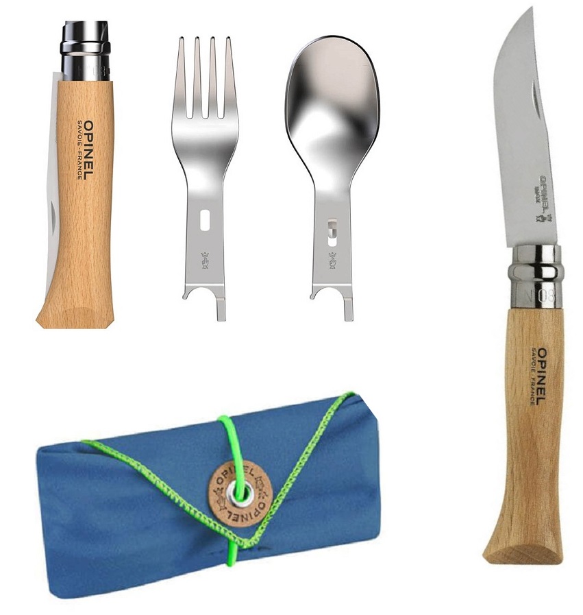 Nová cestovní sada nože Opinel Picnic Plus | Kvalitní nože.cz